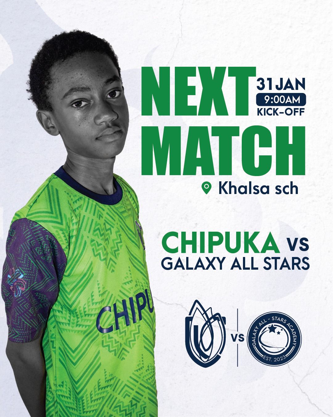 Matchday: Chipuka Academy vs Galaxy Allstars